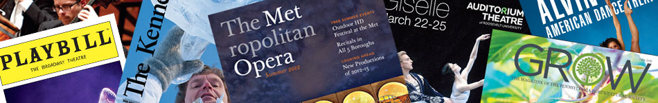 Manzo Media Group represented publications: Playbill for Philedelphia Orchestra and Walnut Street Theatre, Green Scene