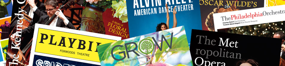 Manzo Media Group represented publications: Playbill for Philedelphia Orchestra and Walnut Street Theatre, Green Scene